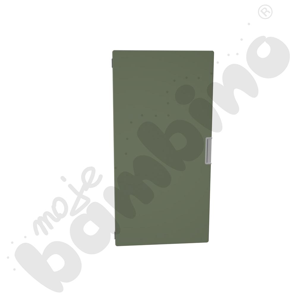 Quadro - drzwiczki średnie 90 st., mocowane do przegrody - ciemnooliwkowe