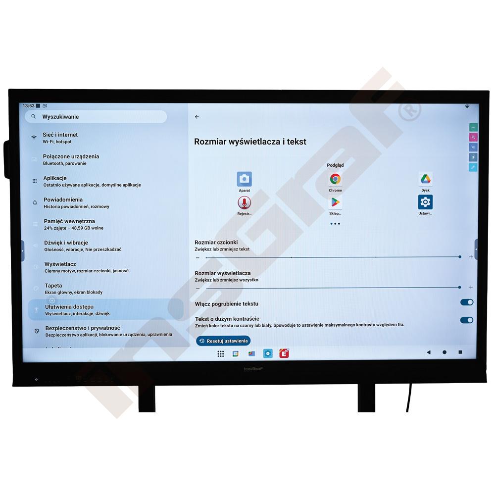 Interaktivní monitor insGraf DIGITAL EduSpace 65