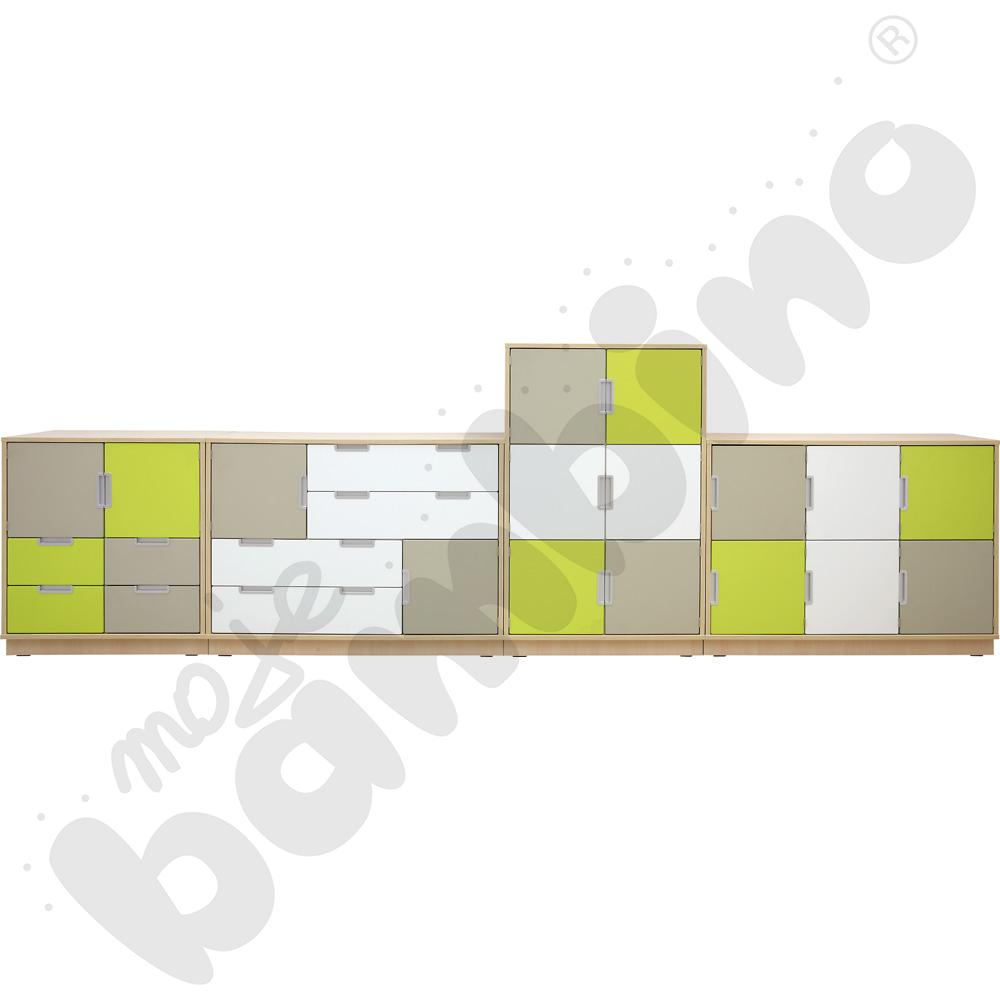 Quadro - zestaw 2, 90 st., skrzynia klon jasny