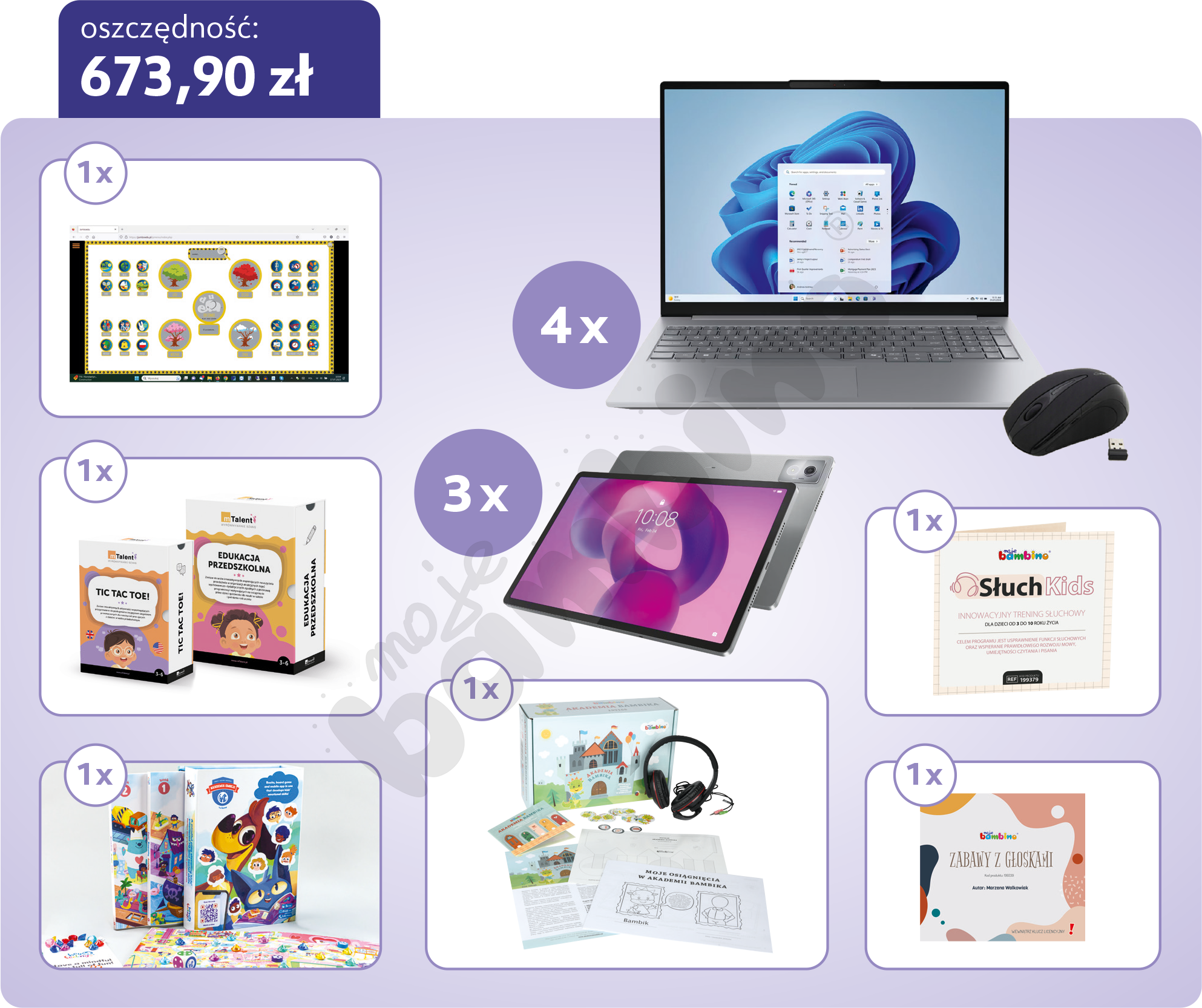 Cyfrowy Uczeń – przedszkole – pakiet rozszerzony 2