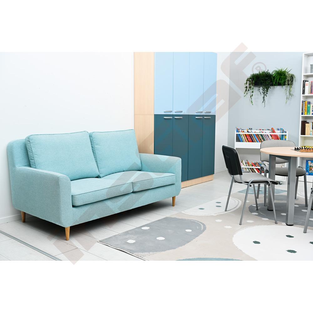 Yoko Zweisitzer-Sofa, türkis
