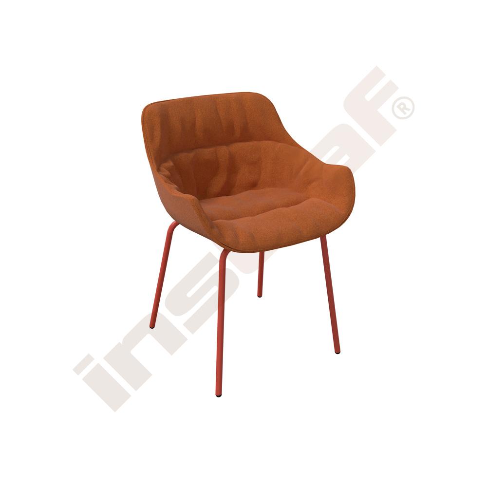 Židle Baltic Soft Duo oranžová, CH03