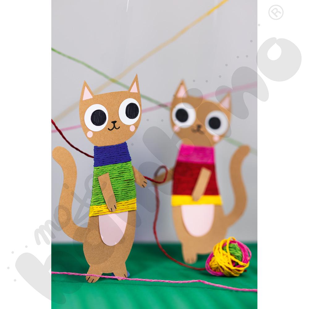 Sznurki papierowe - różne kolory