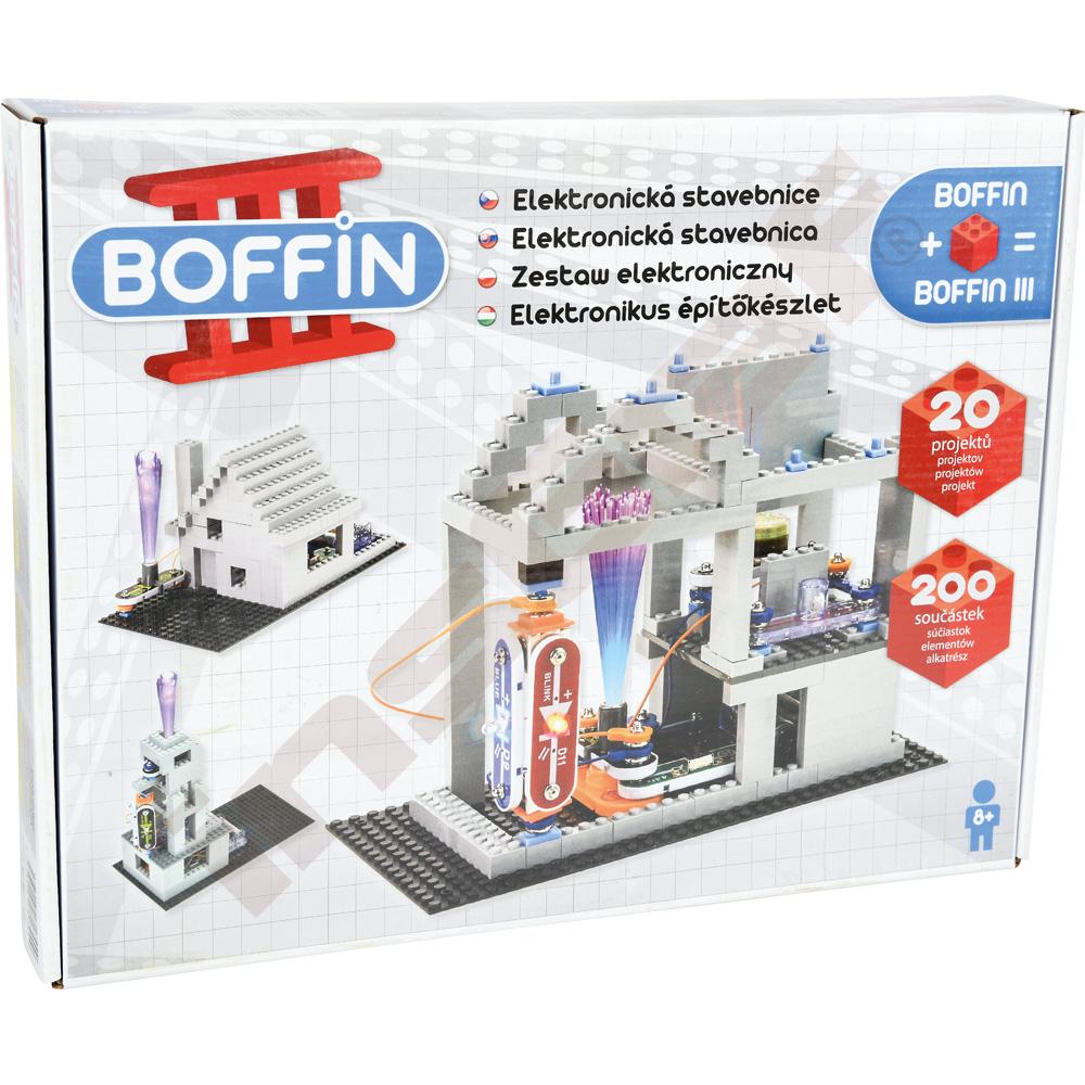 Elektronická stavebnice Boffin III kostičky