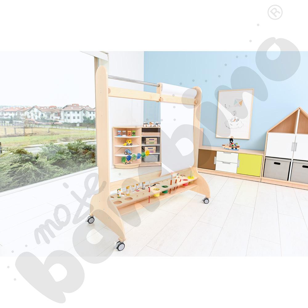 Organizer plastyczny na kółkach