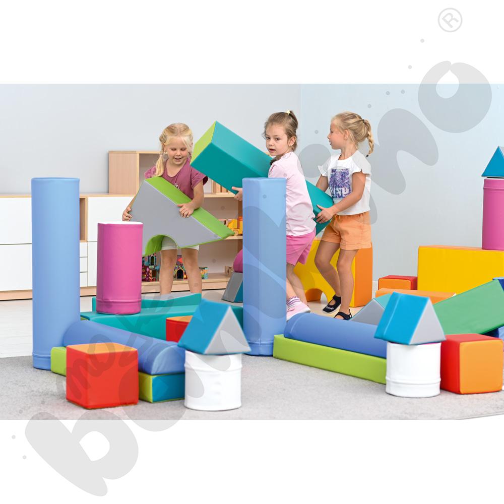 Zestaw małych klocków piankowych, 33 elem.