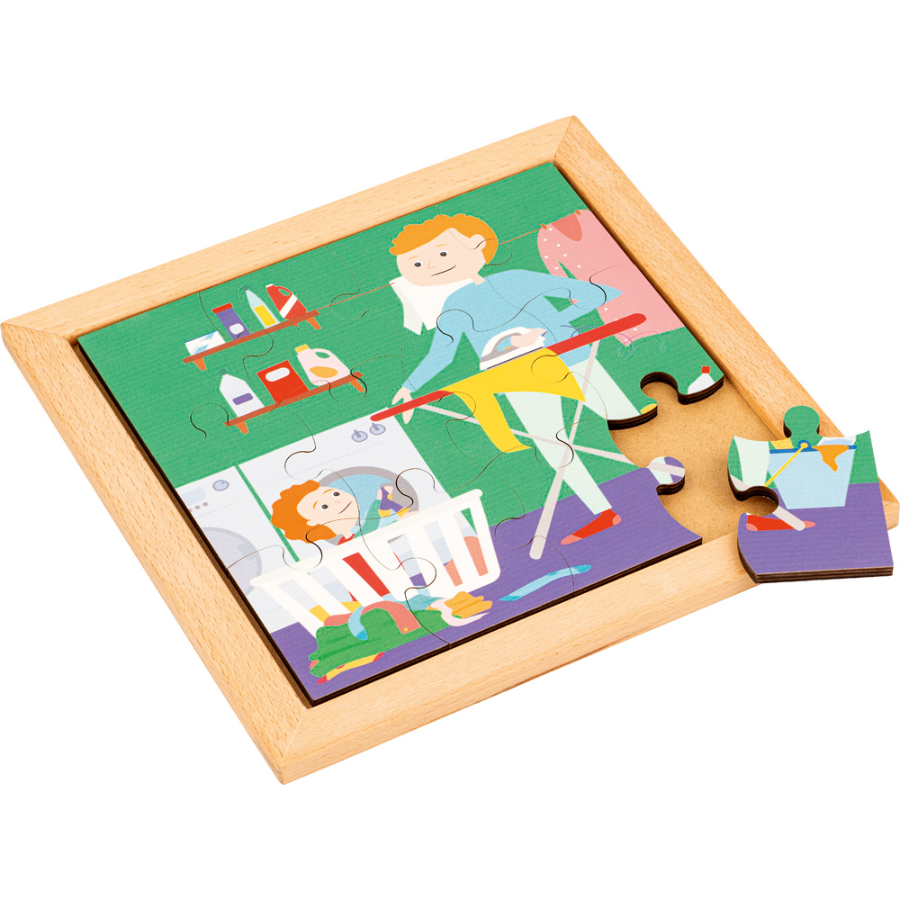 Puzzle pre najmenších - v práčovni
