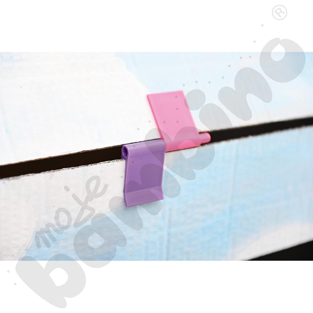 Klipsy do konstrukcji kartonowych