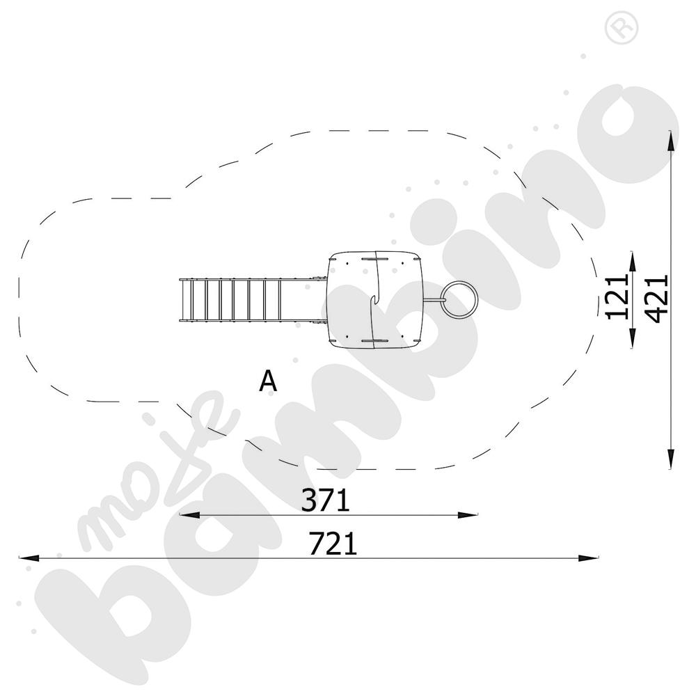 Orbis - wieża 5, metalowe słupy