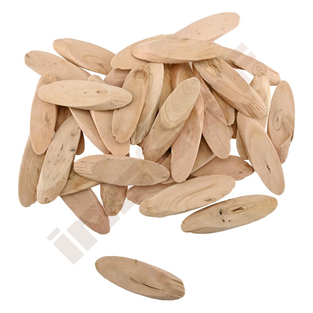 Dřevěné oválné plátky, 250 g