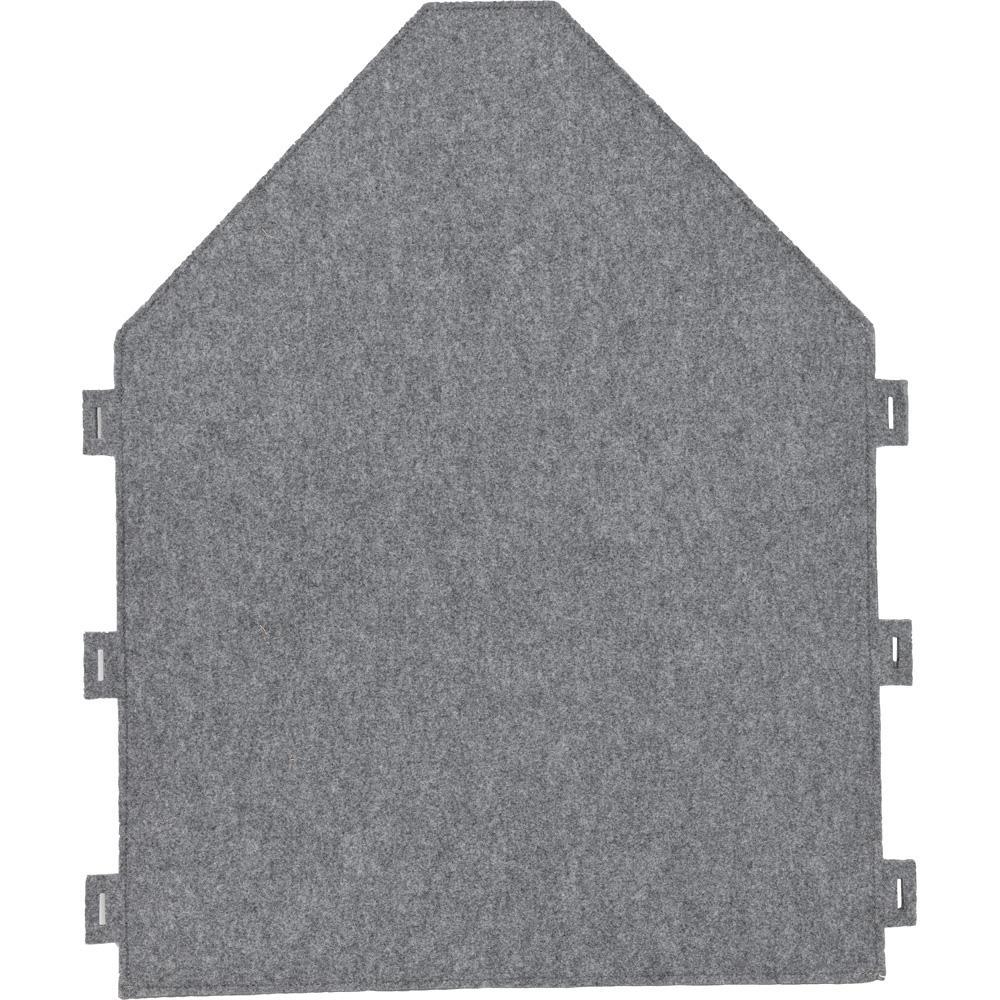 Filcový panel - šedý domček