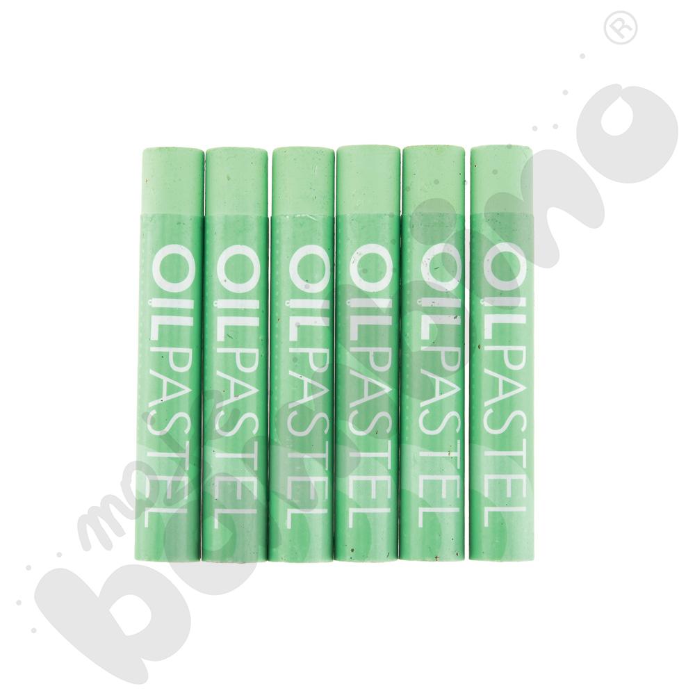 Pastele olejne 6 szt. jasnozielone