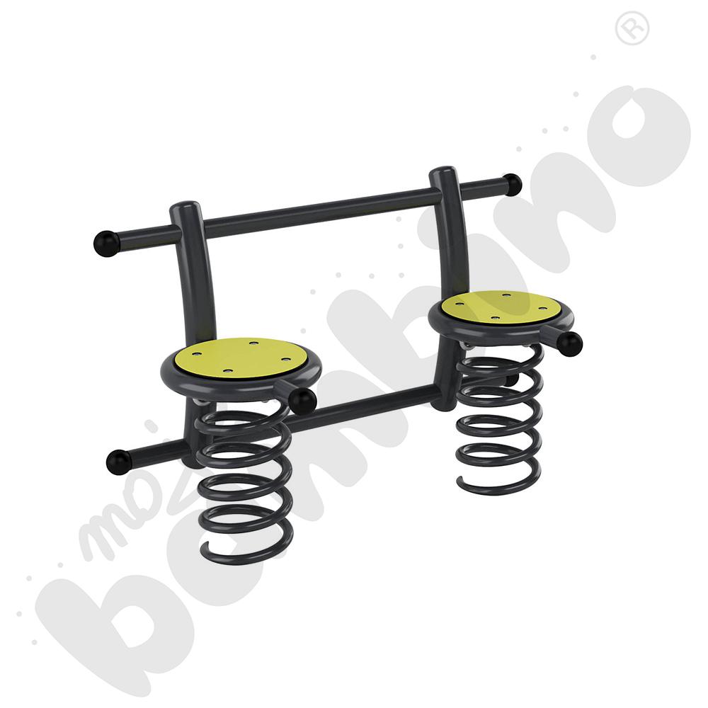 Action4Kids Lime - podwójny bujak  na podstawie metalowej