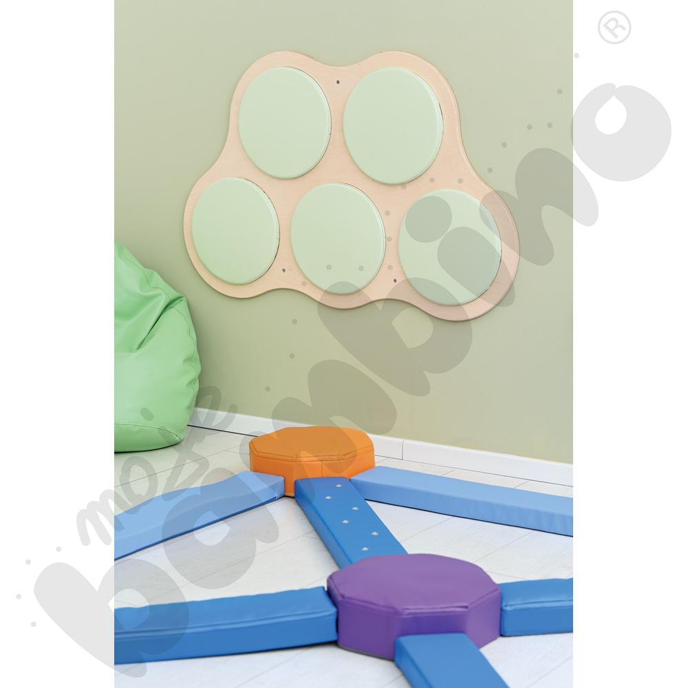 Poduszki okrągłe 5 szt. jasnozielony pastel