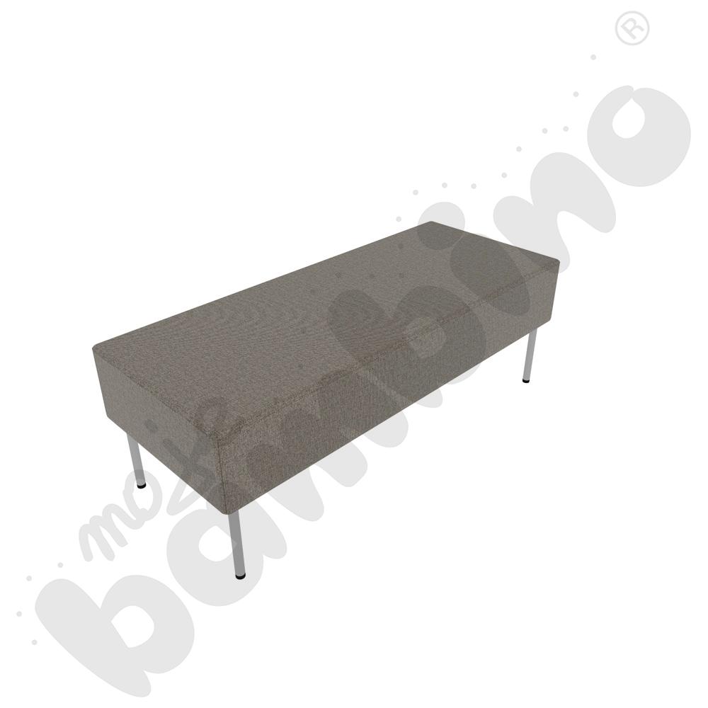 Pufa Versa 120x50 cm z filcowymi stopkami, stelaż jasnoszary, tkanina RO37