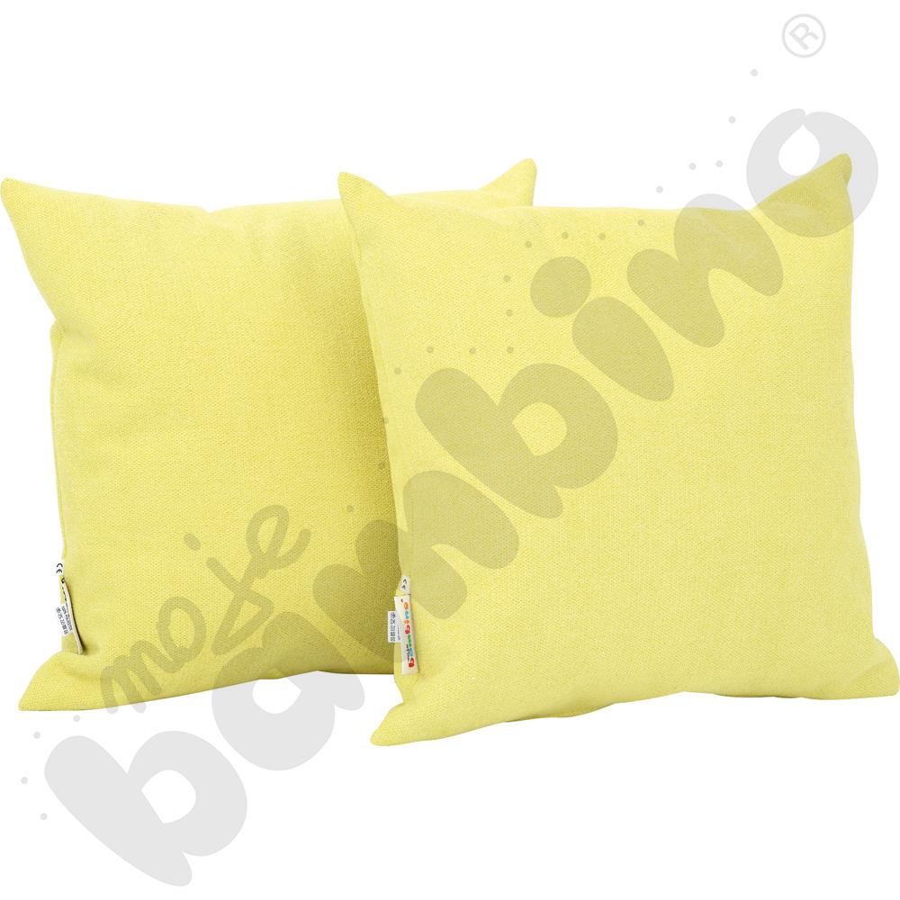   Poduszki kwadratowe 2 szt. limonka  