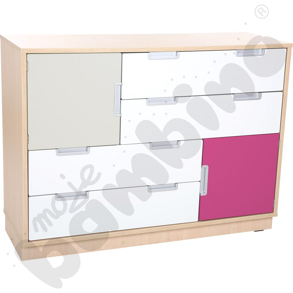 Quadro - zestaw 60, 90 st., skrzynia klon jasny