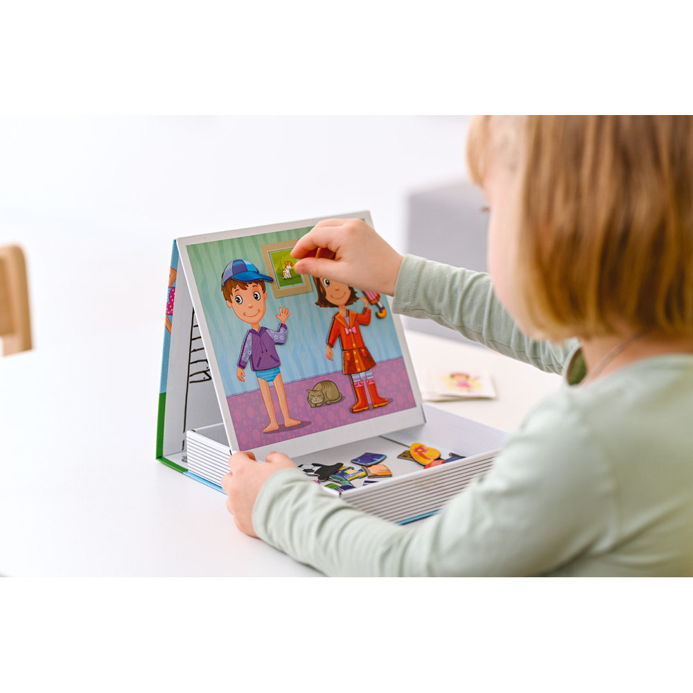 Magnetické puzzle - oblečenie