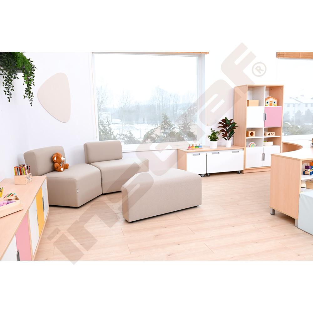 Sedadlo s opierkou Modern One - béžové