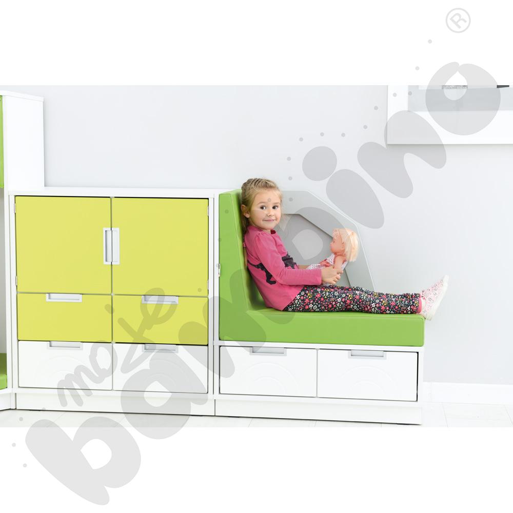 Quadro - zestaw szafek Auto, 90 st., biała skrzynia