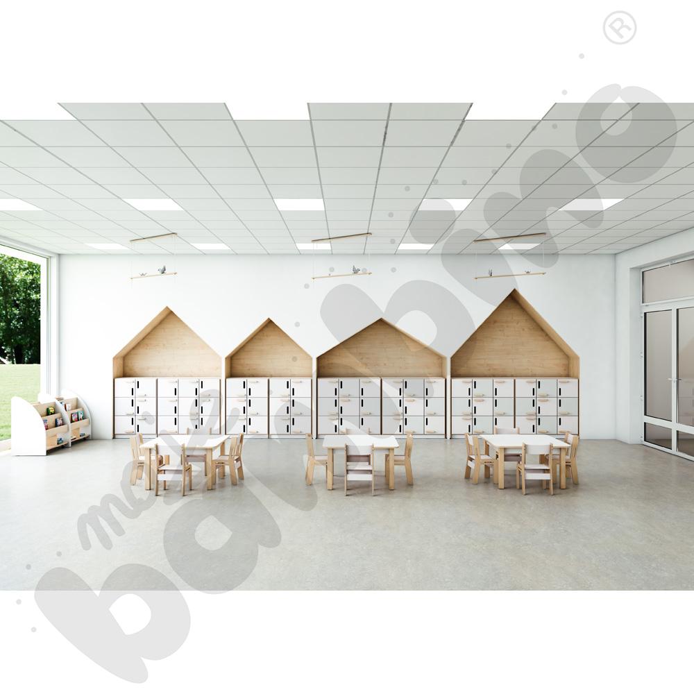 Białe krzesło NEA, rozm. 0