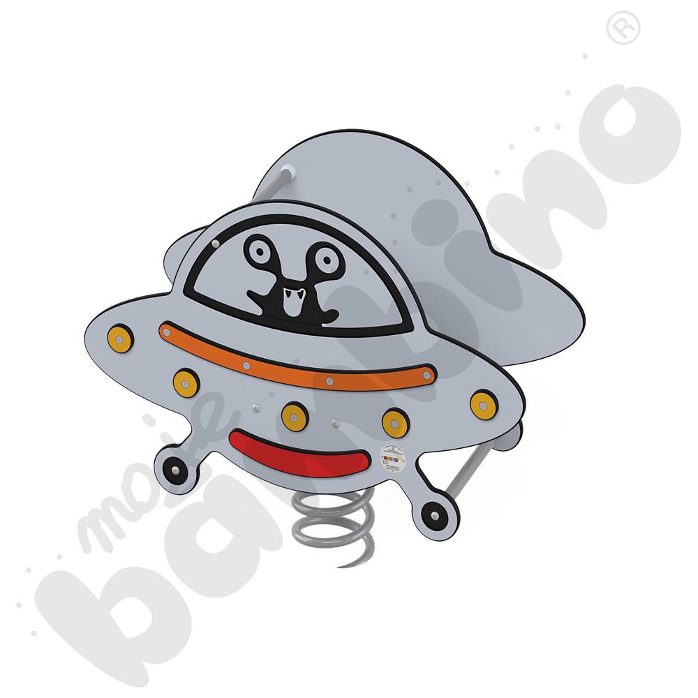 Universum - sprężynowiec UFO na podstawie betonowej