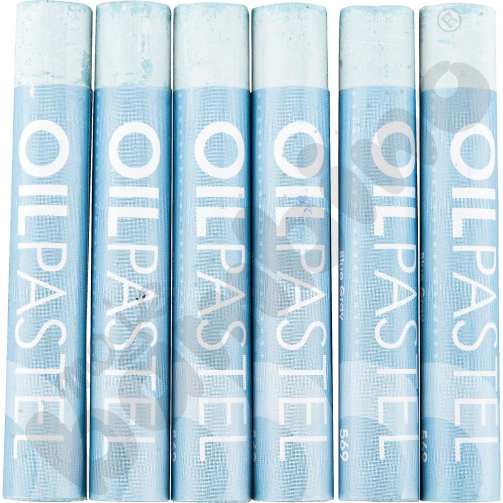 Pastele olejne 6 szt. jasnoniebieskie