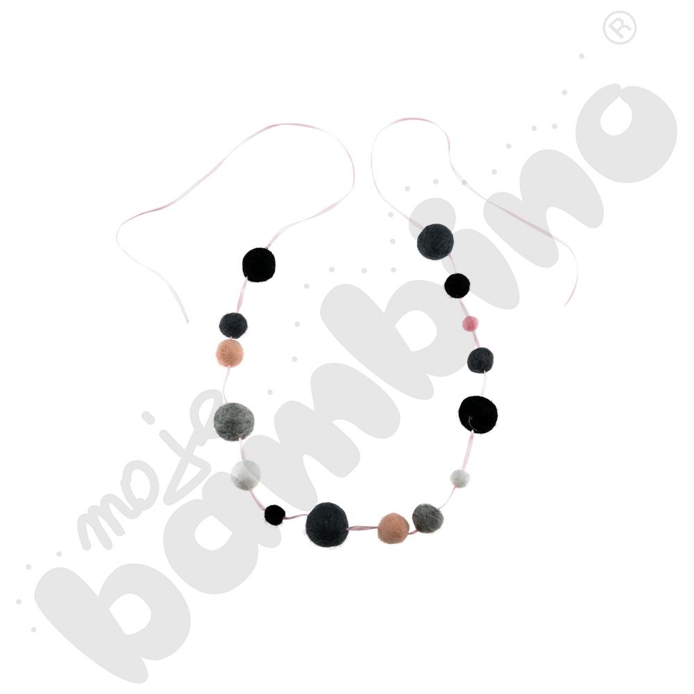 Kuleczki filcowe pastelowe, 25 szt.