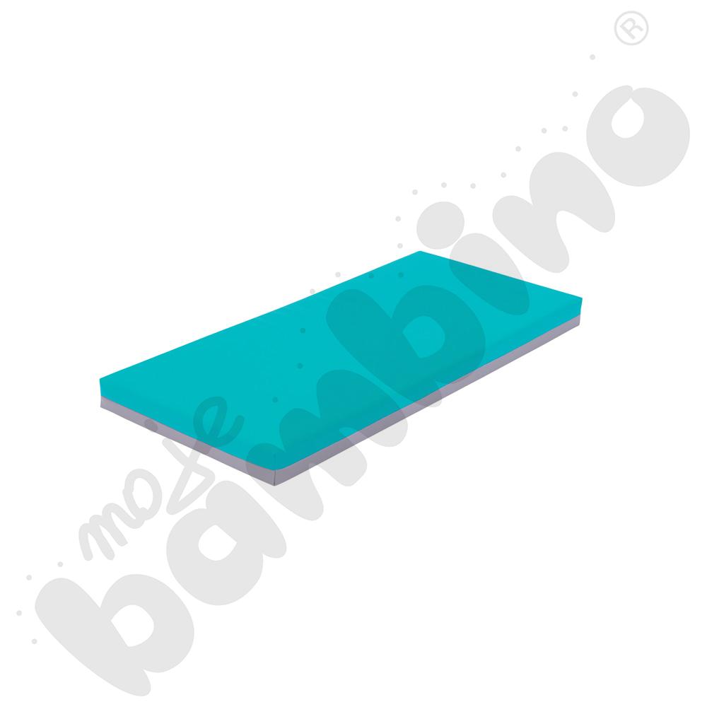 Materac żłobkowy lazurowo-szary