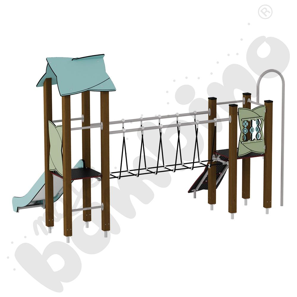 Zestaw Urbi 6, słupy drewniane C