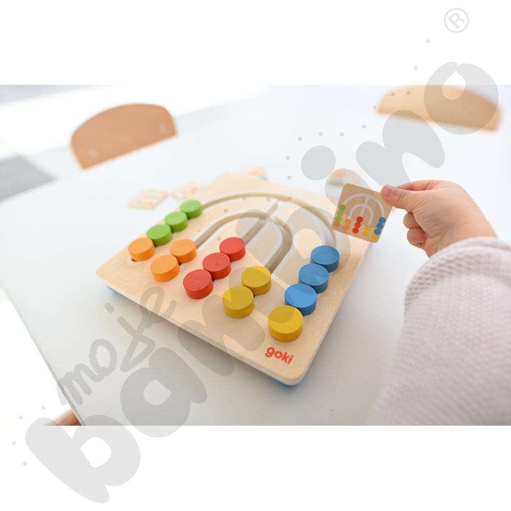 Tęczowa tabliczka do sortowania kolorów