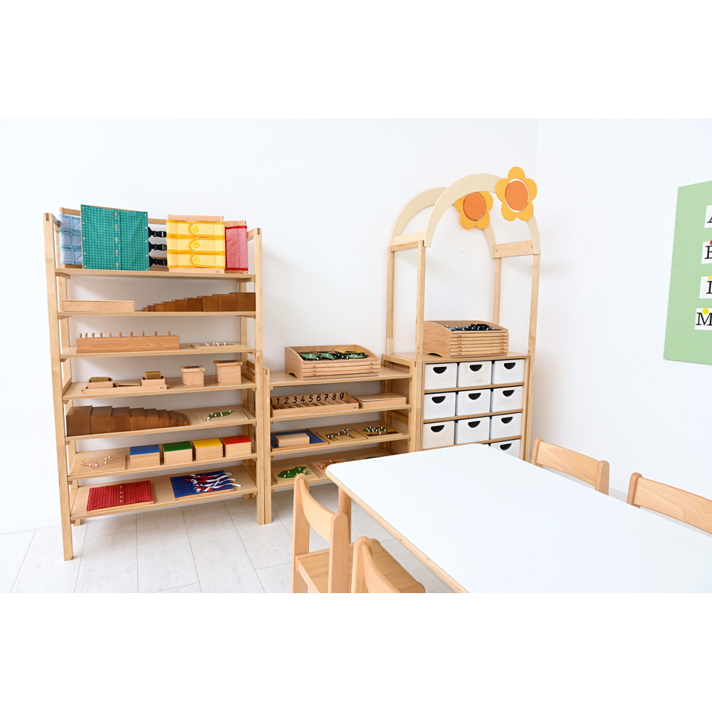 Regál Flexi na edukačné pomôcky, výška 160 cm