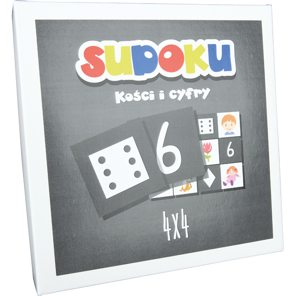 Obojstranné sudoku 4 x 4 - bodky a čísla