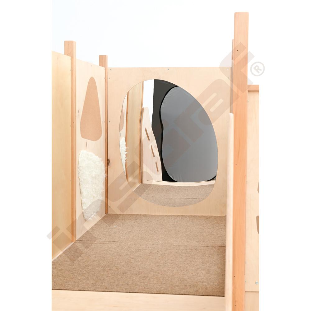 Herní koutek ModuPlay 1, světle hnědý koberec