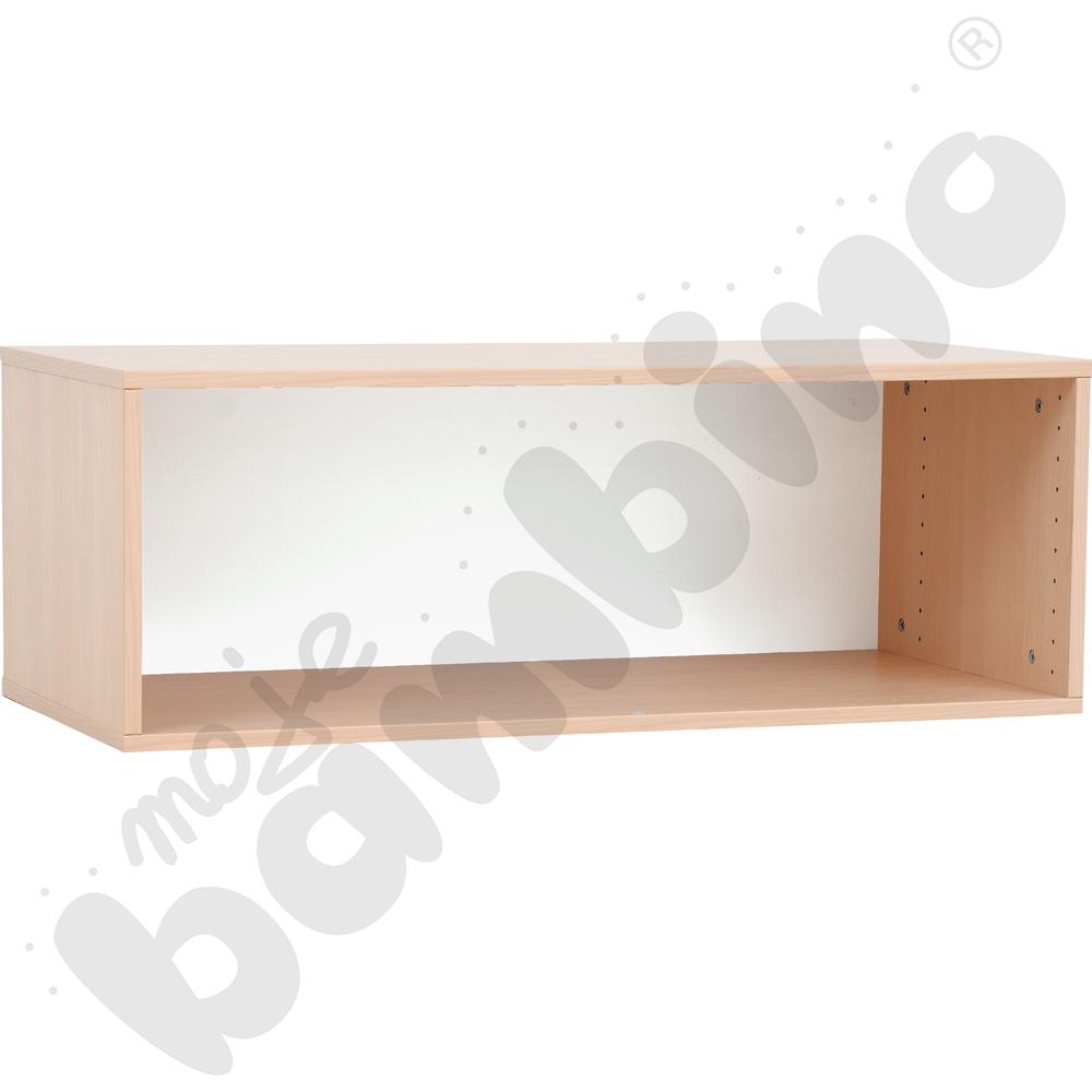 Nadstawka Grande S na regały na pojemniki, szer. 104 - klon jasny 