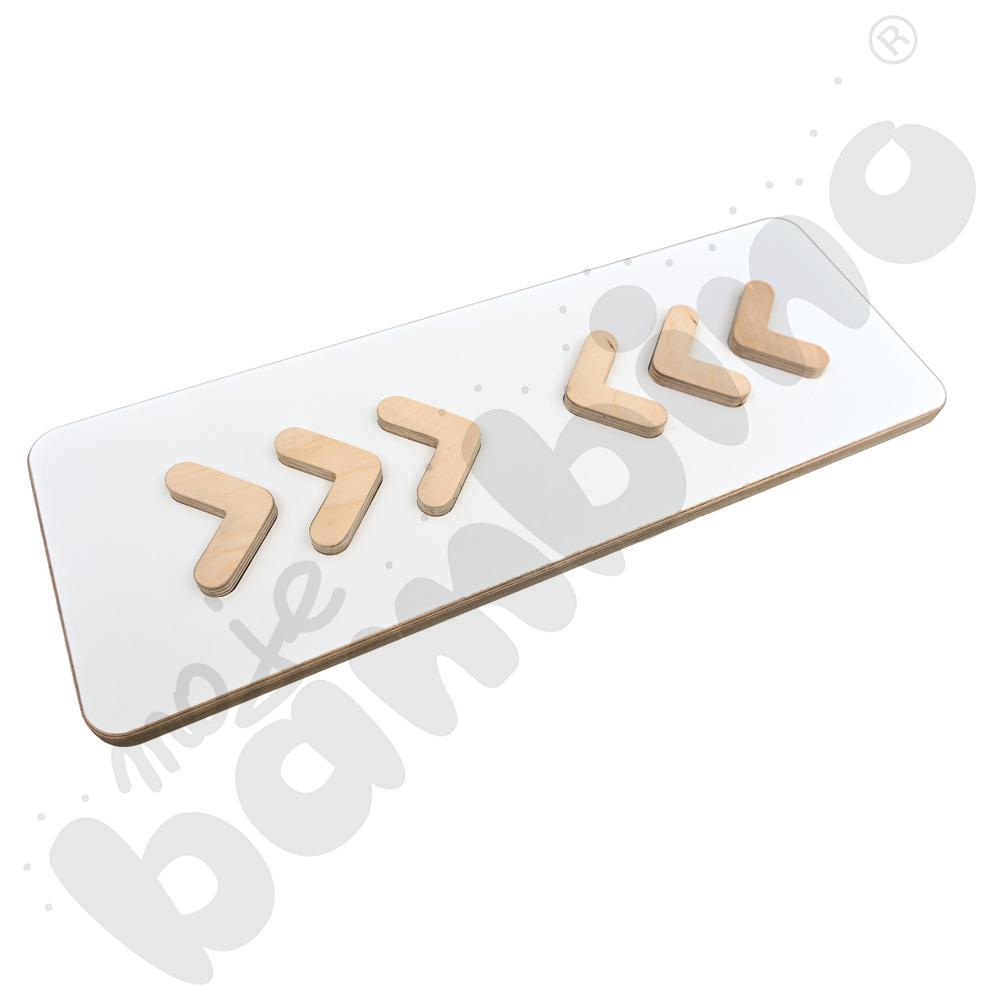 Ścieżki sensoryczne Good Wood - białe - MED