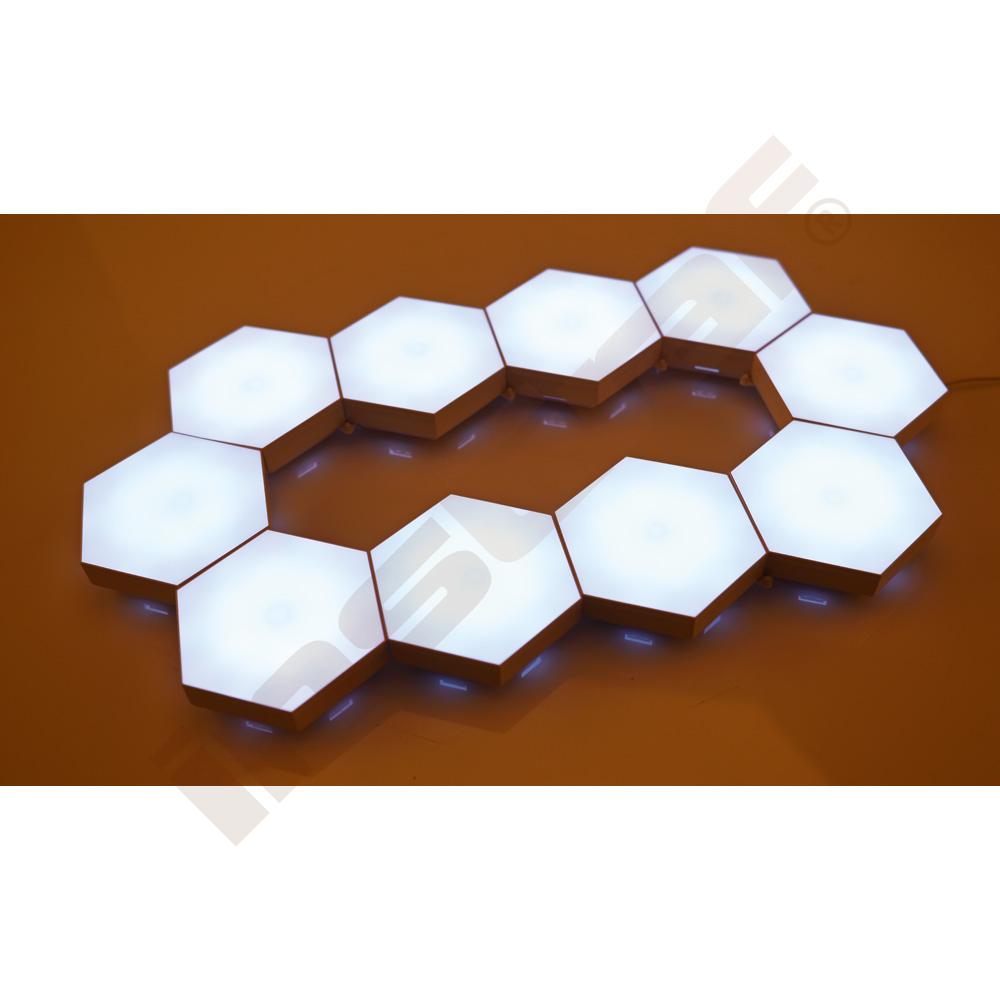 LED panely šestihranné