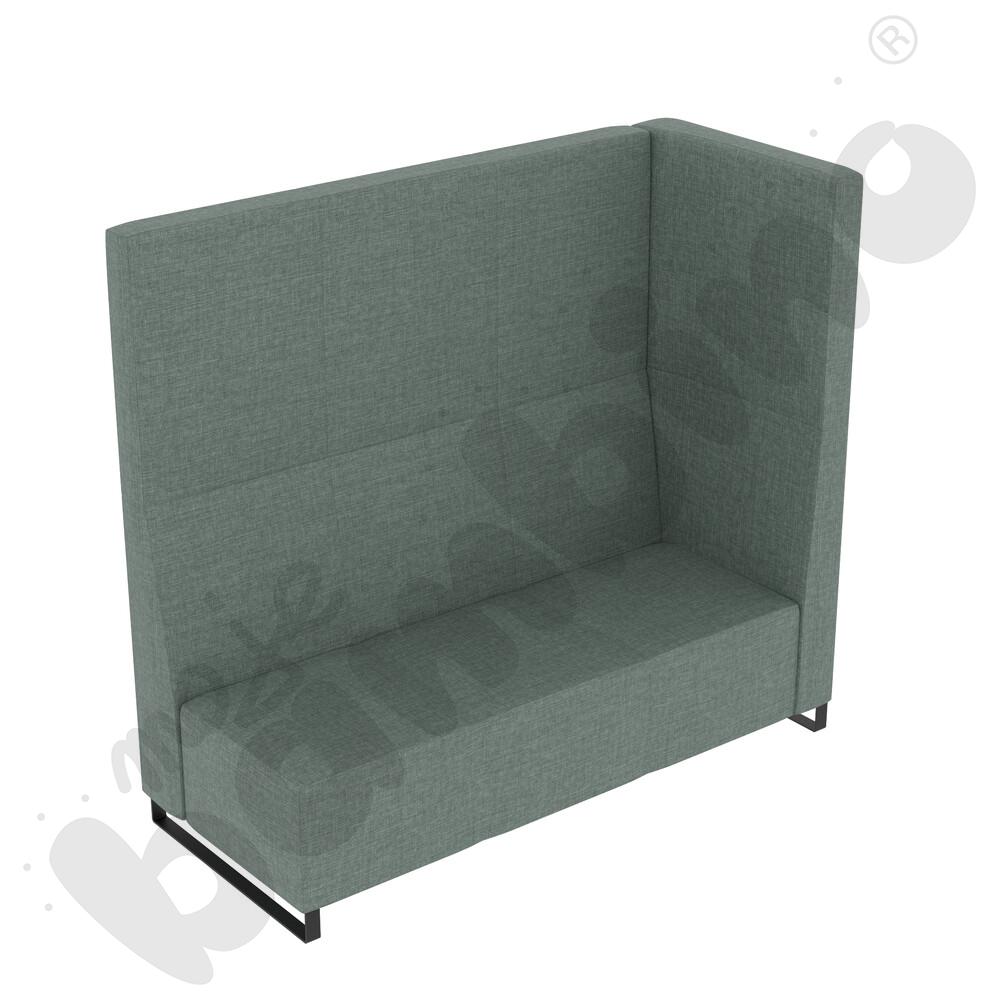 Sofa Universum 3-os. wys. 163 cm, bok wysoki prawy, tkanina KG01