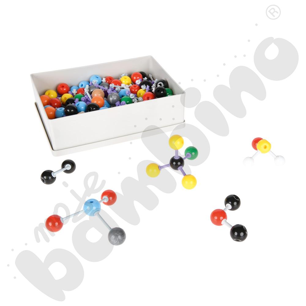 Modele atomów - zestaw do chemii organicznej i nieorganicznej, 404 el.