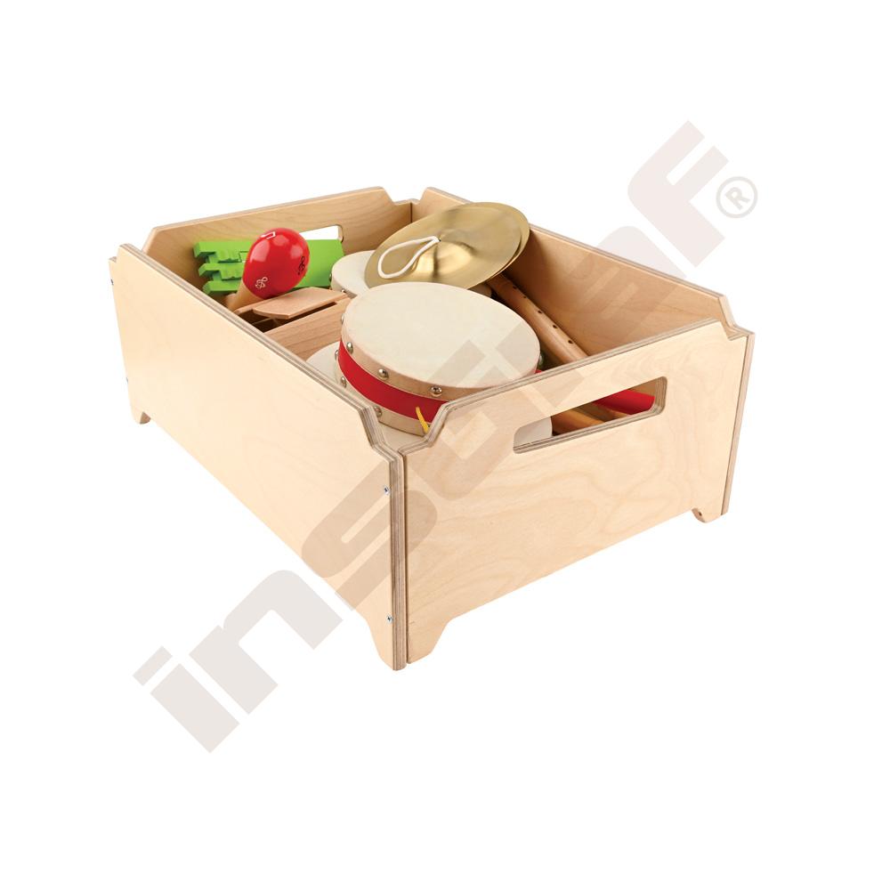 Echtholz - úložné boxy na hračky, výška 18 cm  	