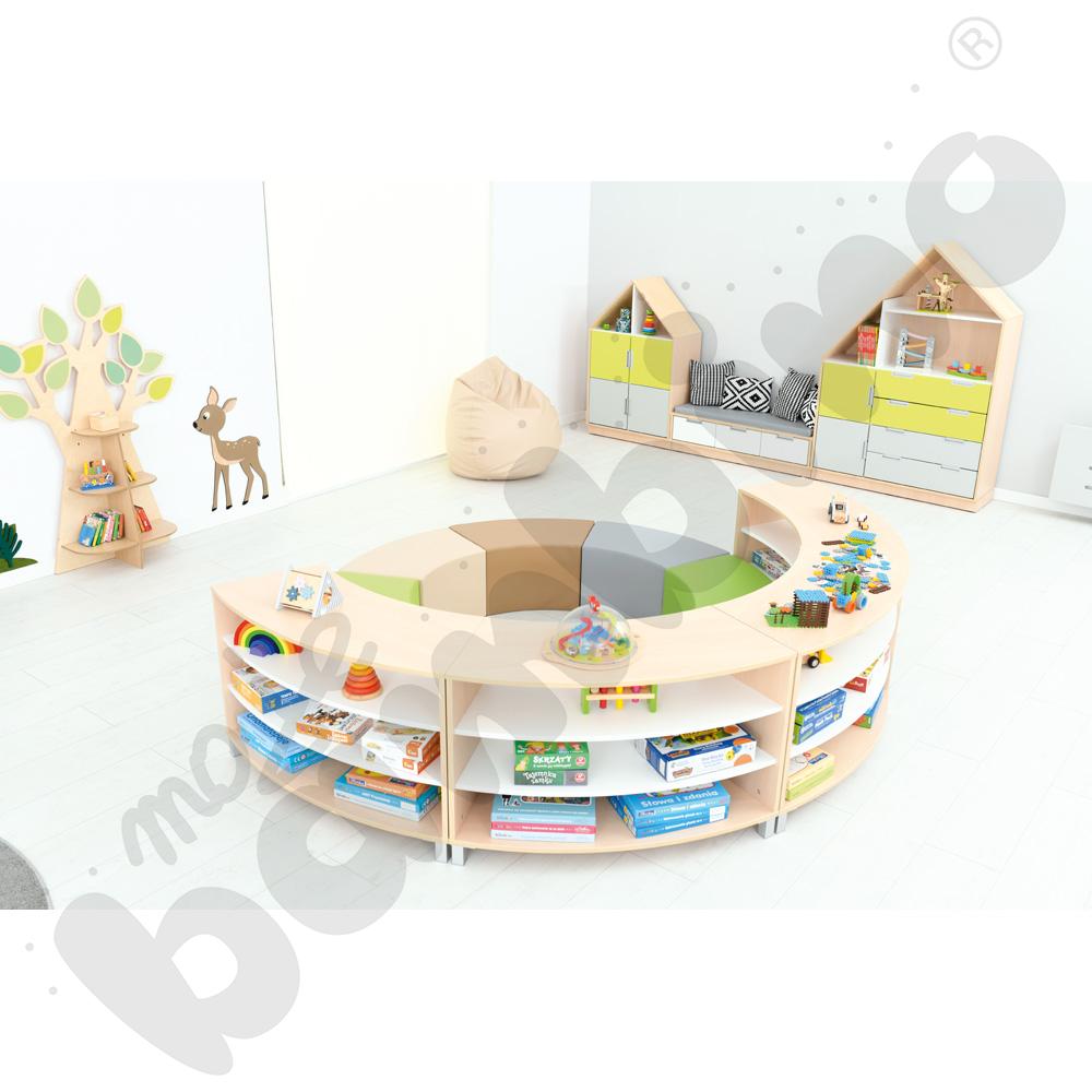 Quadro - zestaw 139, skrzynia klon jasny