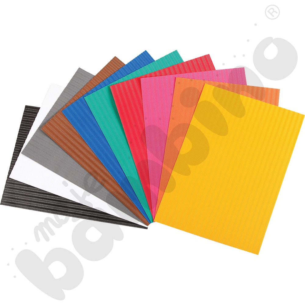 Tektura falista 3D mix 10 kolorów