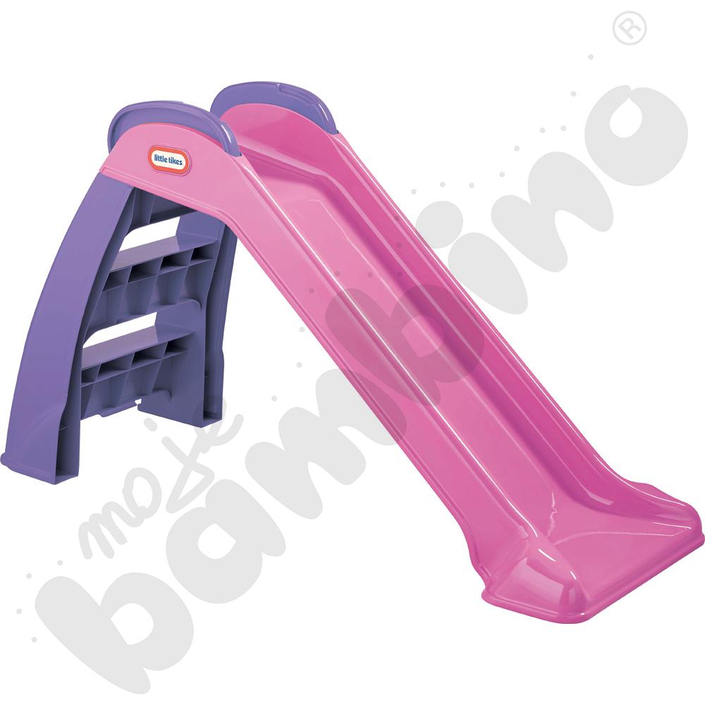 Moja pierwsza zjeżdżalnia fioletowo-różowa