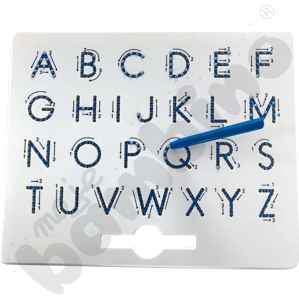 Tabliczka magnetyczna - wielkie litery 