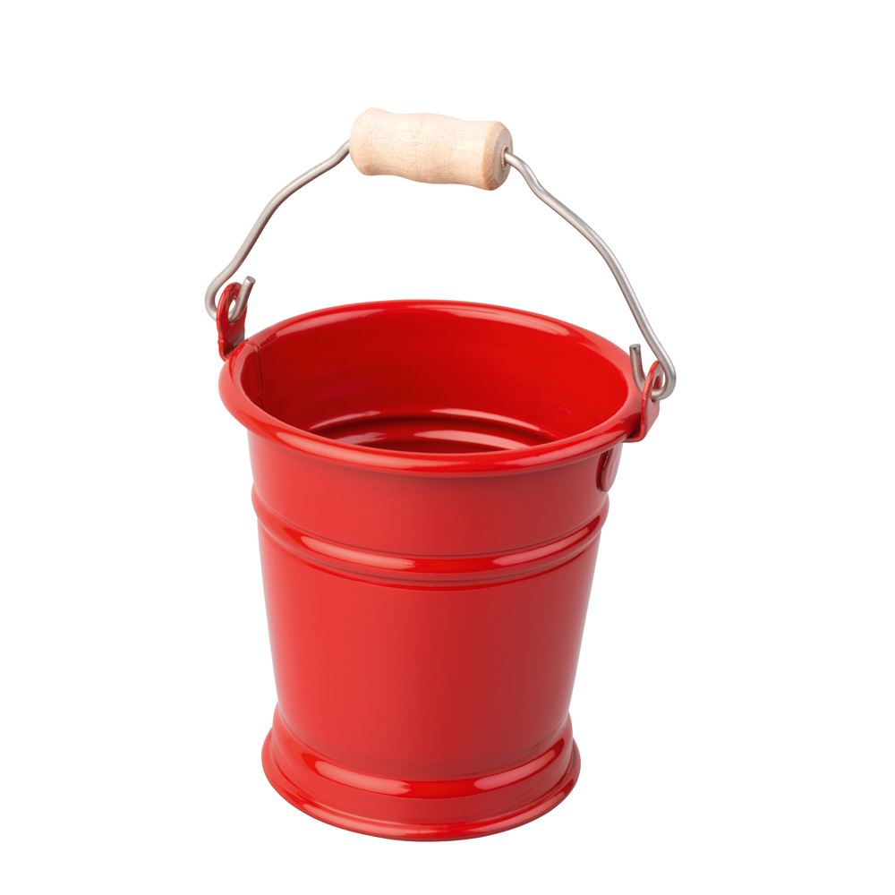 Montessori mini vedierko - červené