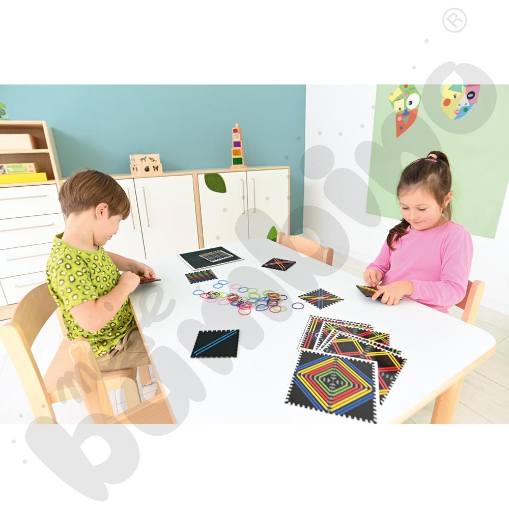 Magnetyczne tabliczki - ułóż wzór