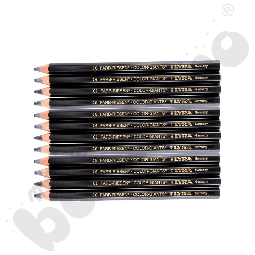 Kredki Color Giants 12 szt. - czarne