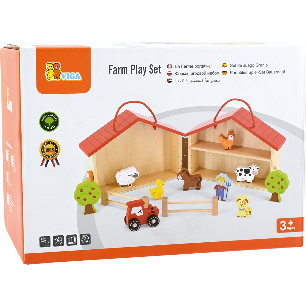 Farma - drevená skladačka