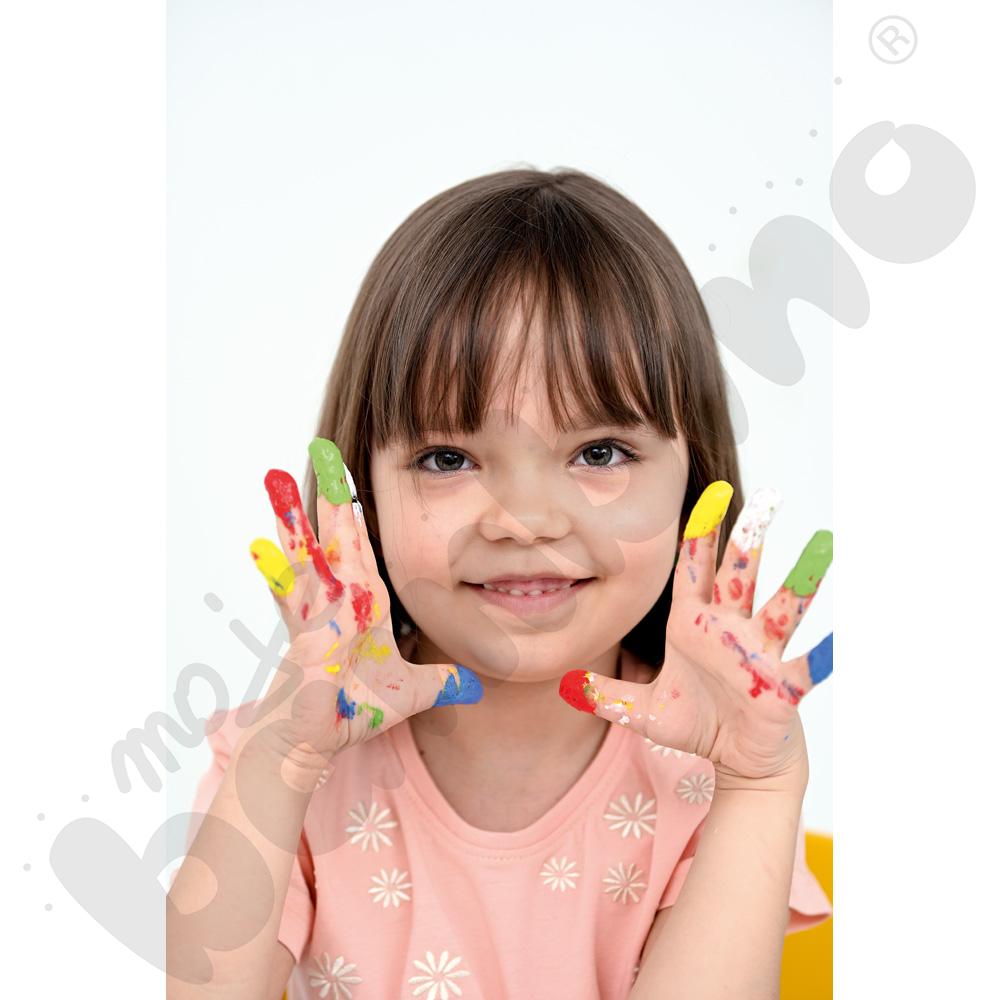 Farby do malowania palcami - 6 szt.