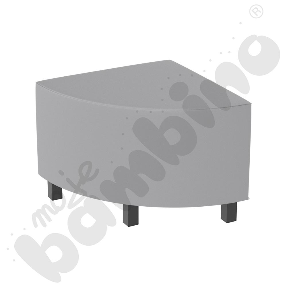 Pufa Universum 1/4 koła narożna, tkanina MT02